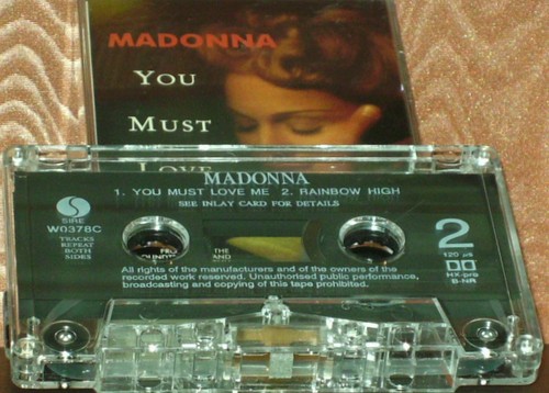 Madonna You Must Love Me cassette single Soundtrack, Soft Rock Evita - Picture 5 of 6