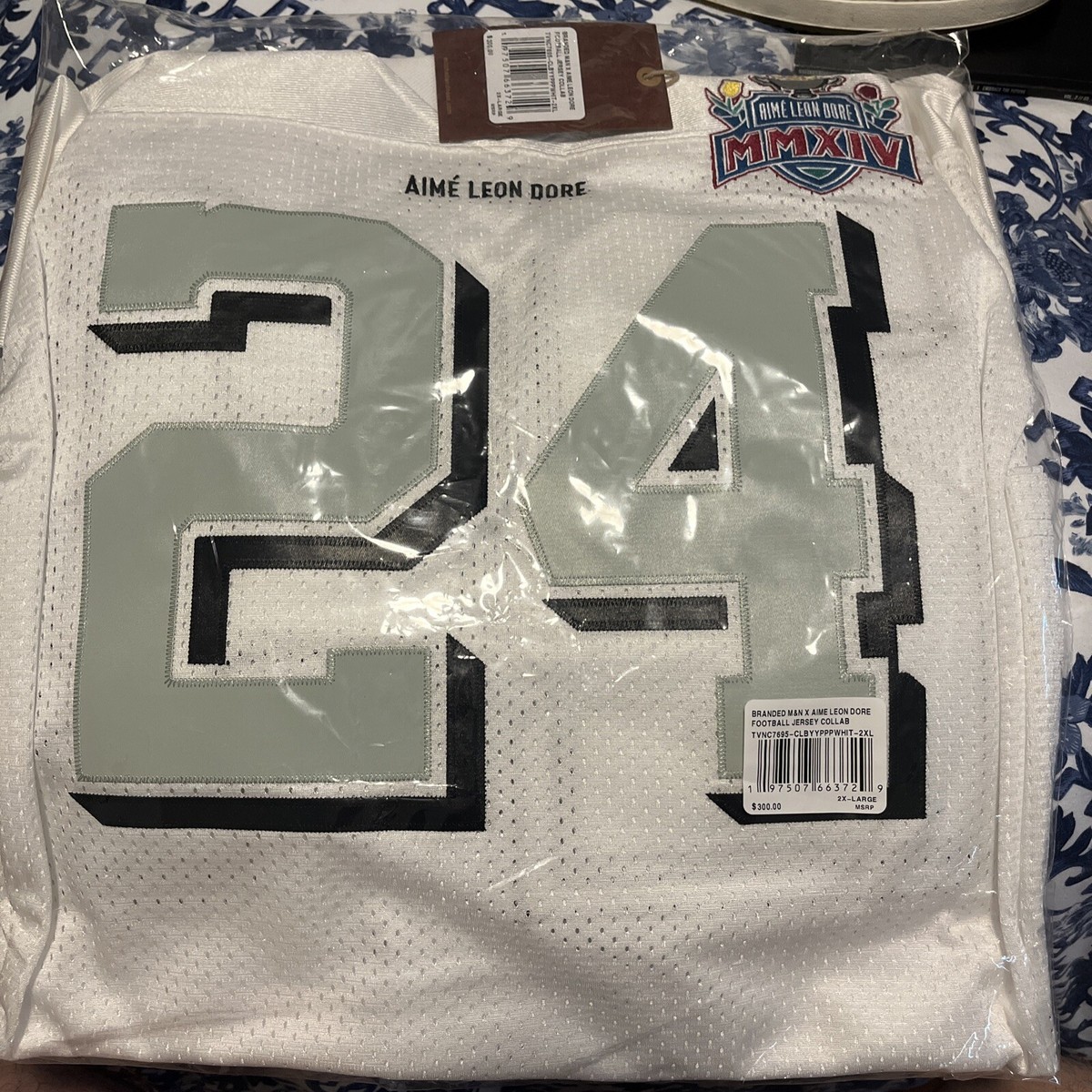 AIME LEON DORE ミッチェルアンドネス フットボールシャツ Lサイズ ALD / Mitchell & Ness Team Football Jersey | Parallel