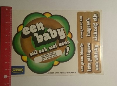 Decal/Decal: Iveko een Baby Will Look Well Eens (220117109)