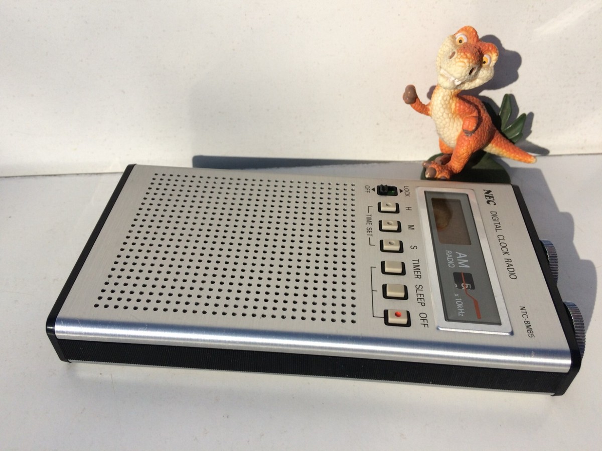 NEC NTC-8M85 Radio Pocket 📻 band AM Clock Alarm Quartz Japanese