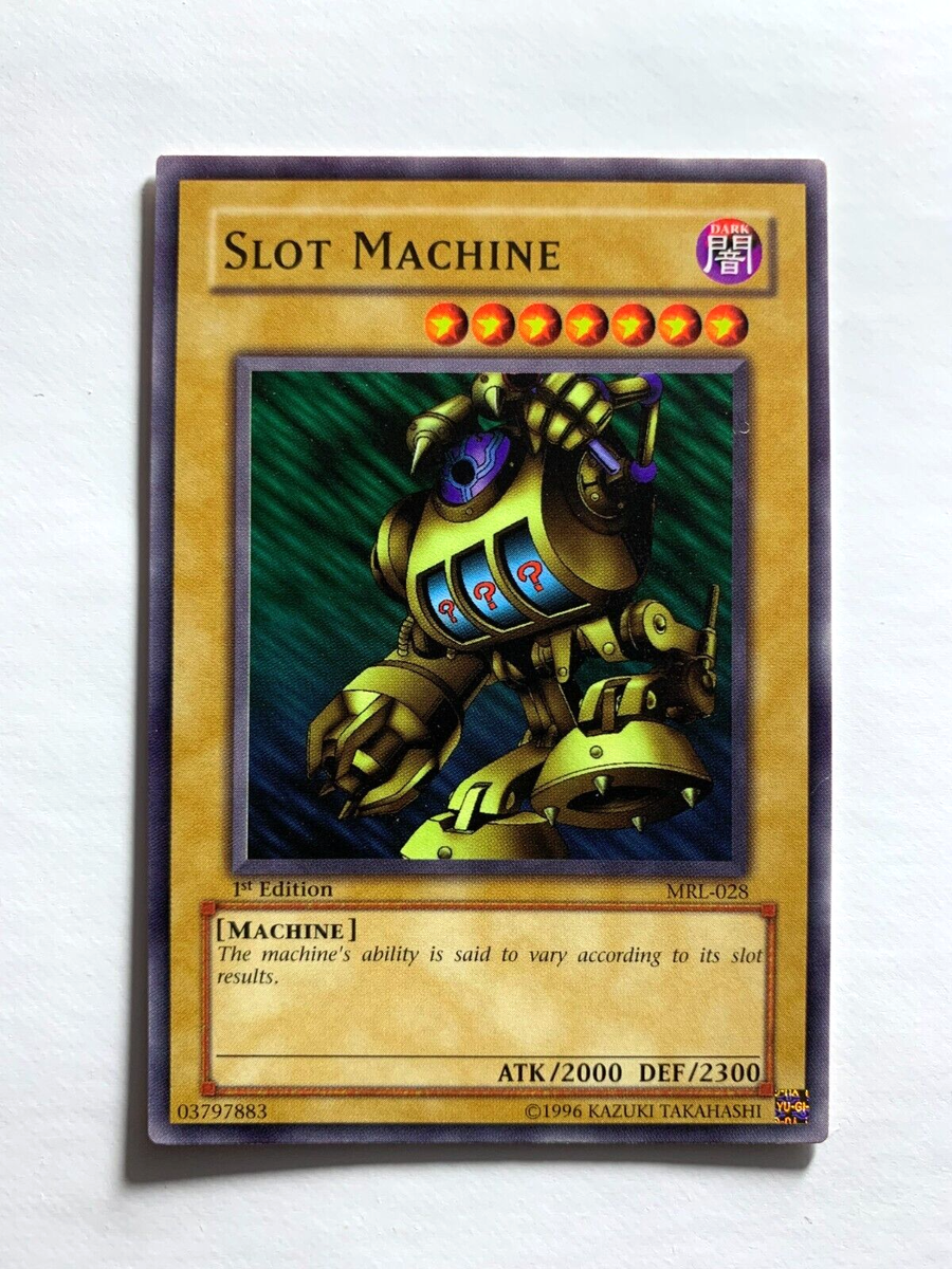 slot machine yugioh card YU-GI-OH! - (LCJW-EN172) - Legendary Collection 4: Joey's World - 1st Edition Mint / near mint condition trading card Yu-Gi-Oh! "Slot Machine" MRL-028 1st