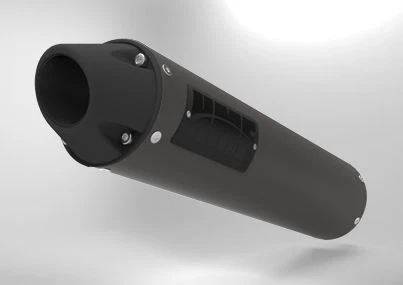 Lata de escape HMF Performance Series Blackout Slip On Am Outlander 800 850 1000 Foto 2 de 2