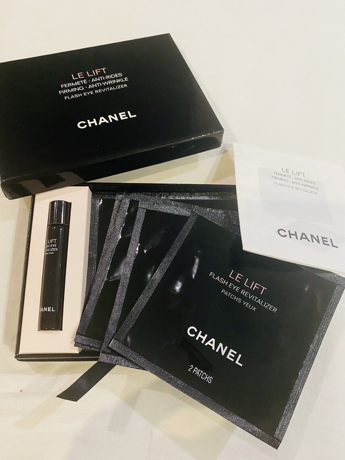 CHANEL Le Lift Firming Anti-Wrinkle Flash Eye Revitalizer - 10 sets 2  patches