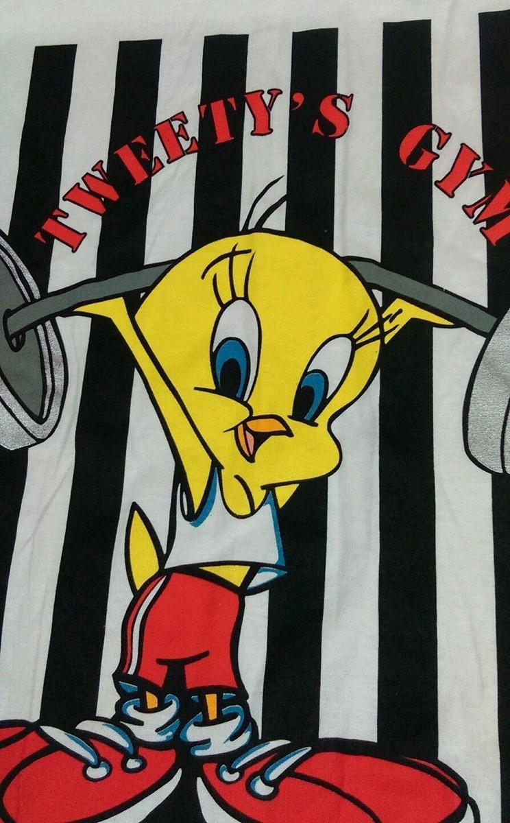 90s Tweety gym Tシャツ ヴィンテージ ルーニーテューンズ 90s Tweety gym Tシャツ ヴィンテージ ルーニーテューンズ
