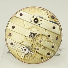 Rare Pocket Watch Movement Men's no fusee duplex chronometer no repeater RAR