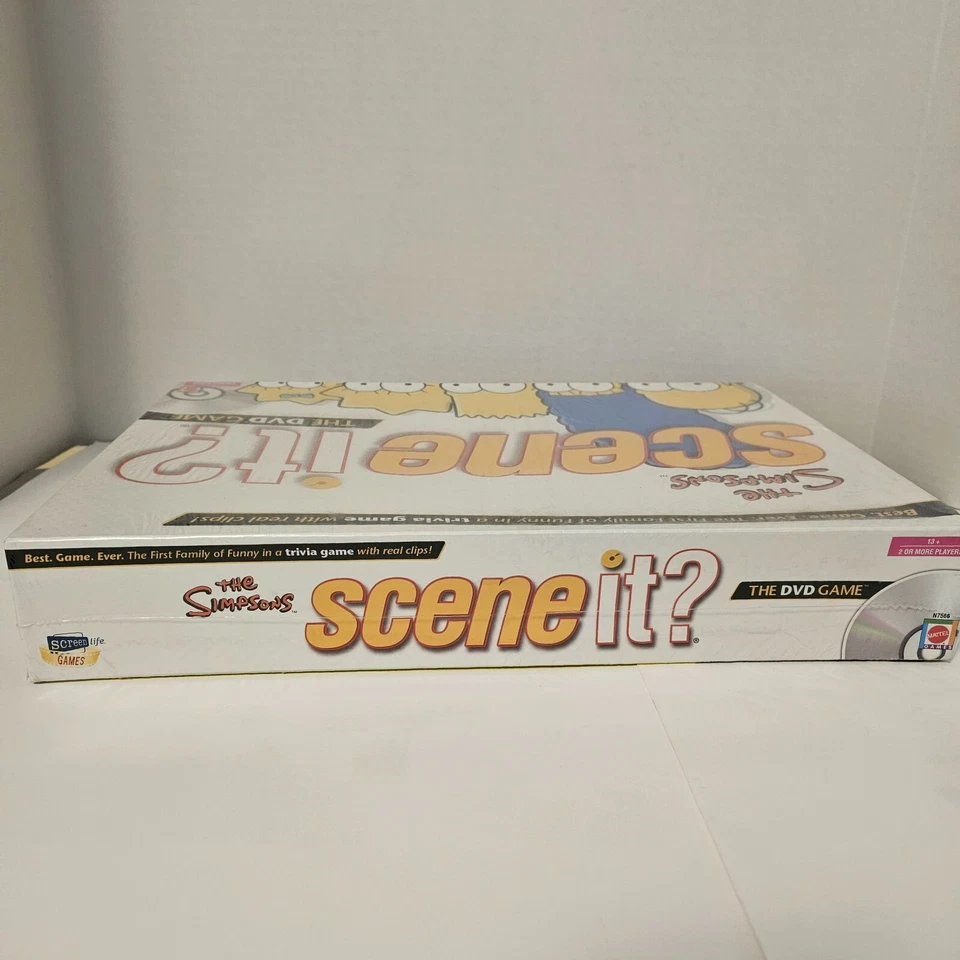 The Simpsons Scene it? DVD Trivia Mattel Board Game New Sealed - Image 3 of 4