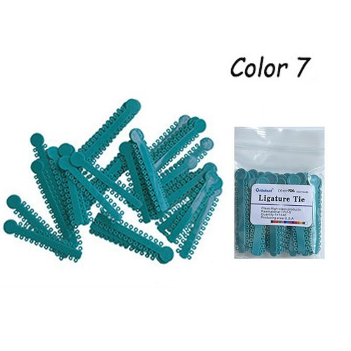 1040 piezas/paquete de ortodoncia dental para frenillos bandas elásticas de goma ligaduras - Imagen 18 de 56