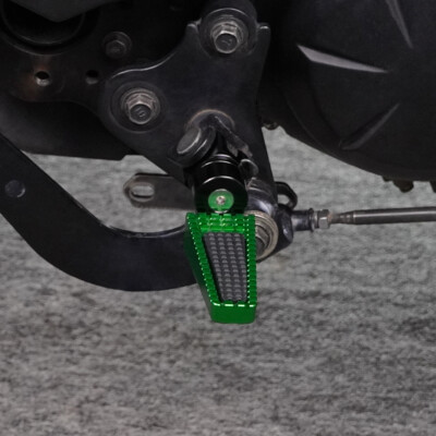 、 Front Rider Enlarged Foot Pegs Plates Green Fit For Kawasaki ZX