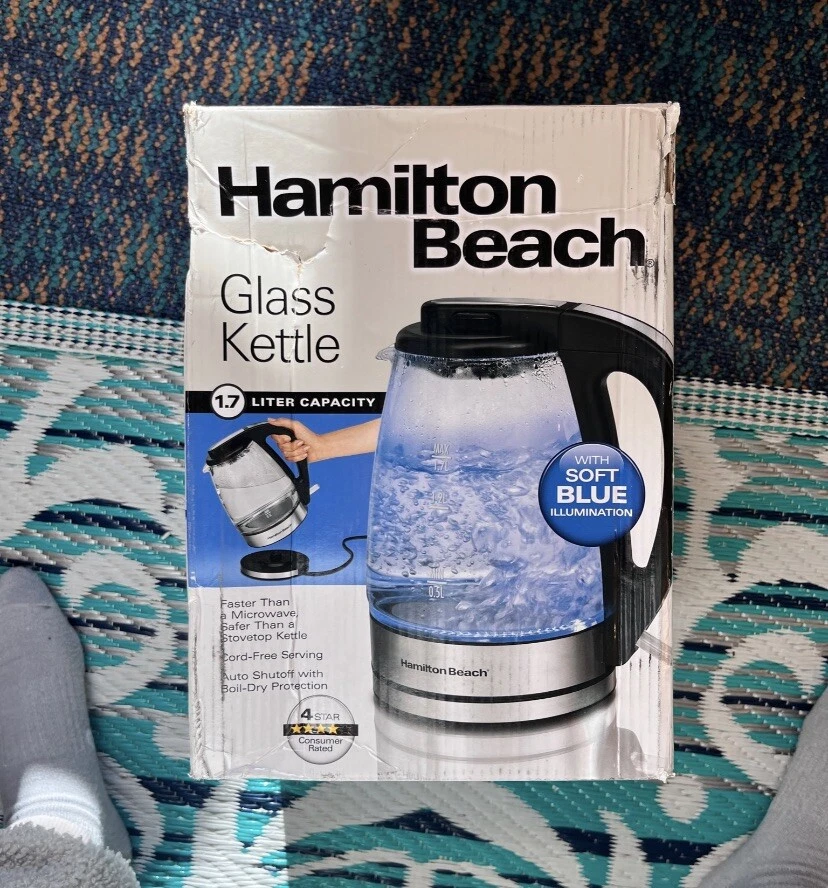 Hamilton Beach 1.7 Liter Glass Electric Kettle - 40869G