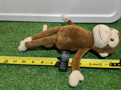 H&M Soft Toy Monkey Plush Comforter Animal WT - Rare Hard To Find Monkey - Picture 9 of 15