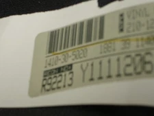 Wavetek black vinyl adhesive 14" L x 5.25" W p/n 1410-30-5020 (price per piece)