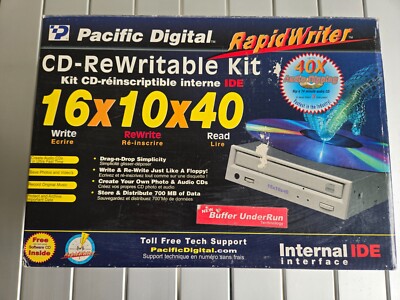 Pacific Digital CD-Re Writable Kit - Vintage IDE Drive