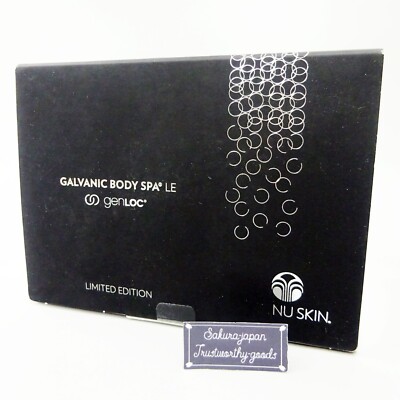 Nu Skin ageLOC Galvanic Body Spa System Limited Black Japan NEU