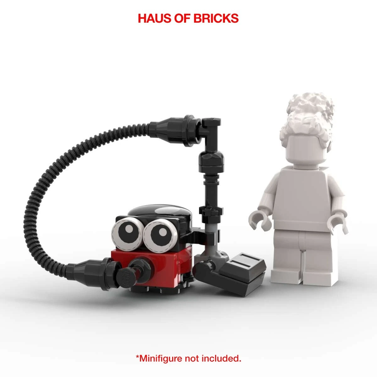 Henry Hoover Vacuum (Minifigure-Scale) – Custom Kit Made With Real Lego  Bricks