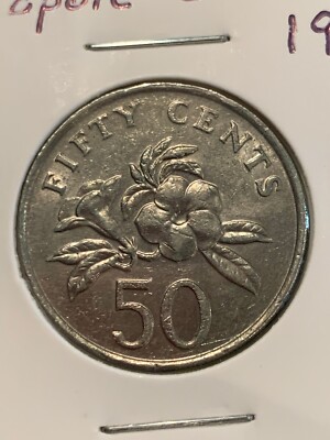 トランプ大統領再選記念　The Singapore Mint 50周年コイン Singapore 1997 - 50 Cents - Uncirculated, KM#102 | eBay