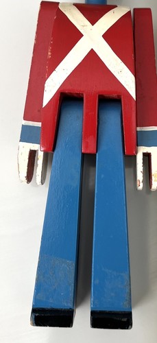 KAY BOJESEN Denmark Red & Blue Wood Toy Soldier - Picture 5 of 8