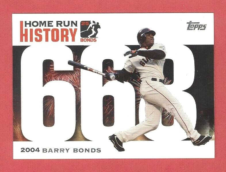 2006 TOPPS (BB) Barry Bonds SP HOME RUN HISTORY 668 CHASE