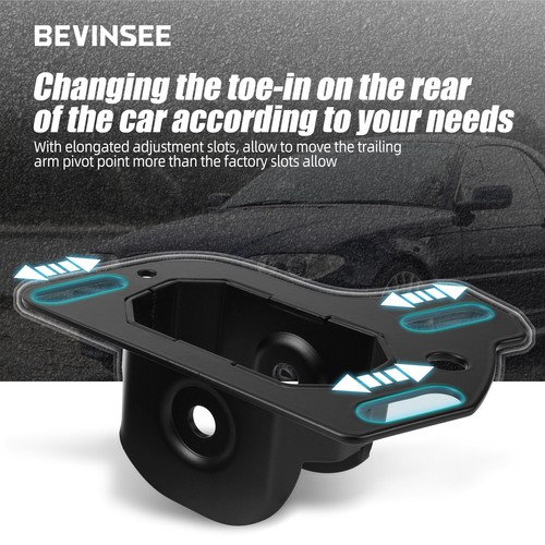 Adjustable Rear Toe-In Trailing Arm Bracket For BMW E36 E46 Z4 325i 320i 330i - Picture 4 of 10