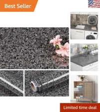 15.8"x78.8" Granite Countertop Wallpaper - Stain Resistant and Renter Friendly