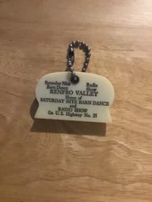 Vintage CoinHolder and Ice Scraper Keychain With Advertisement On Back