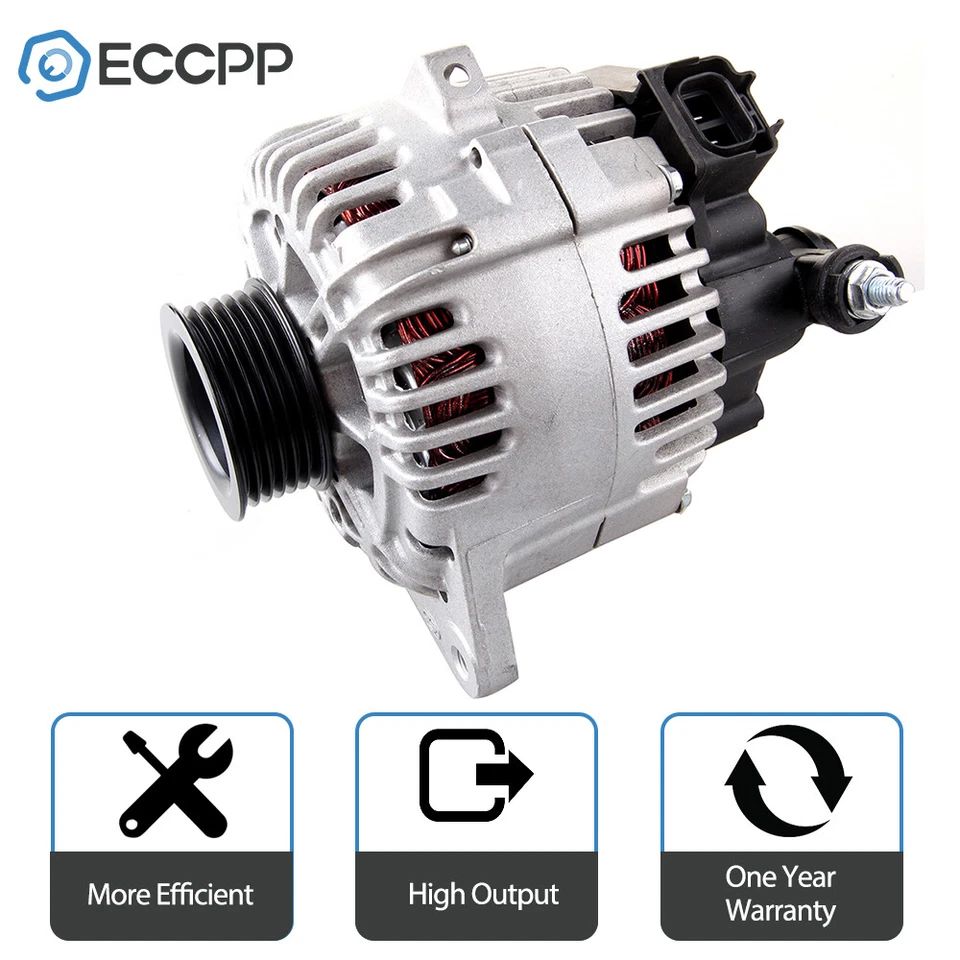 Alternador para Hyundai Santa Fe 2005-06 Tiburon 2005-08 Tucson 05-09 2,7 L 11188 Foto 2 de 4