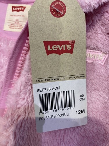 Levi's Baby Girls Hooded Pramsuit/ Snowsuit ( Size 12 Months) - Picture 2 of 6