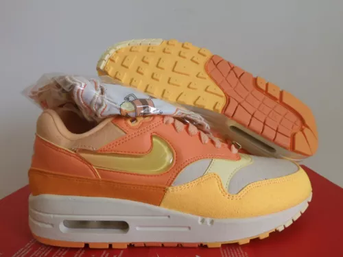 NIKE AIR MAX 1 "PUERTO RICO" ORANGE FROST SZ 4 MENS/WOMENS SZ 5.5 [DR1970-300]