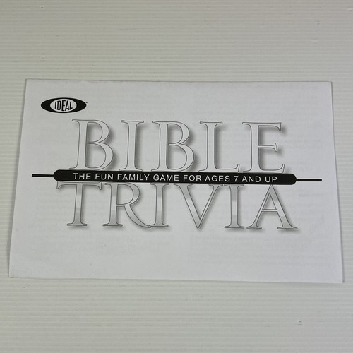 Bible Trivia Board Game Jesus Christian Old New Testament 2010 Ideal family🦋 - Picture 10 of 17