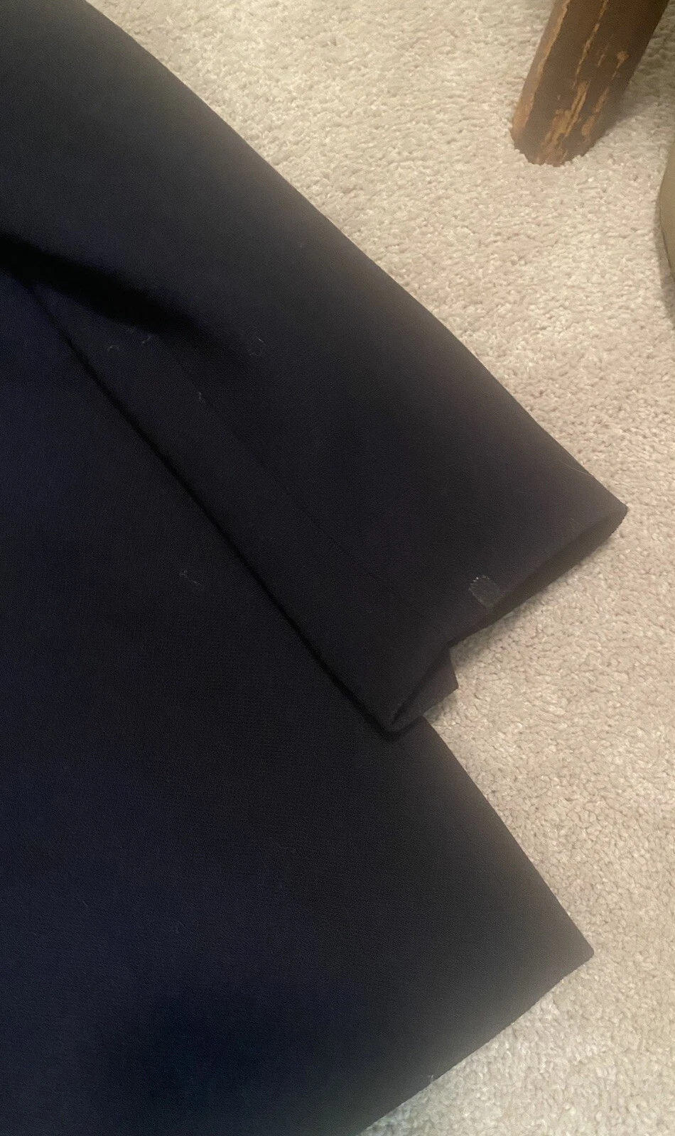 Giacca blazer Chanel blu navy lana taglia 48