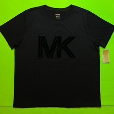 Women  s Short Sleeve T-Shirt Size LARGE Black MSRP 88.00 NEW