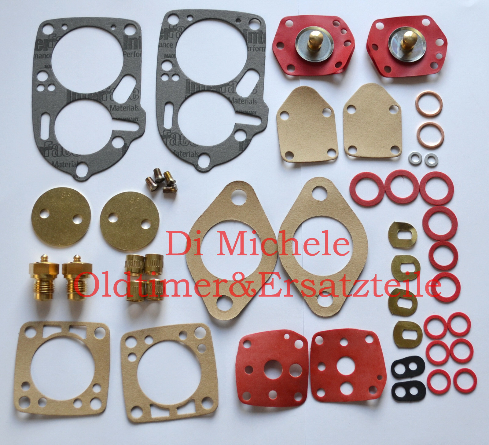 2x 32 PBJ Solex Carburettor Professional Overhaul Kit, Set, Service, Gasket Set, Maintenance B. 0417