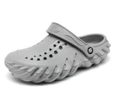 Mens Clog Mules Slipper Hollow Out Garden Beach Sandals Pool Slip On Shoes UK