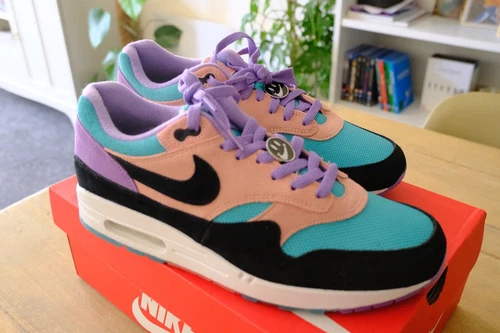 Nike Air Max 1 - ND Have A Nike Day Space Purple Black UK 10 EU 45 NEW w Box