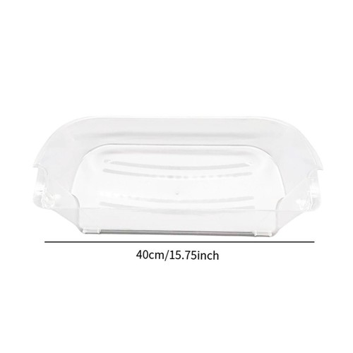 Clear Refrigerator Door Bin Shelf for PS430122 241808205 240356415 - Picture 2 of 6
