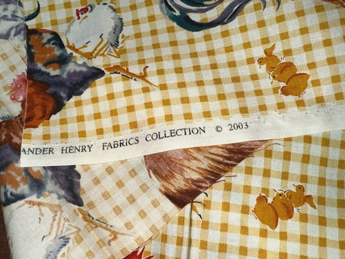 Lot 3 pc Assorted Country Kitchen CHICKEN Fabric Jennifer Sampou Robert Kaufman - Picture 12 of 12