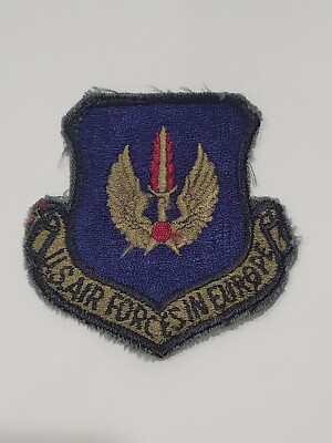 USAF in Europe Ramstein AB Germany Insignia Patch Subdued USED