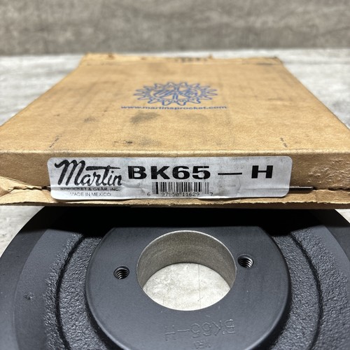 Martin BK65-H Bushing Bore V-Belt Pulley / Sheave, New - Picture 2 of 7