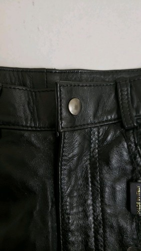 NWT Pierotucci Firenze Real Leather Shorts Womens Size 44 Italy - Picture 8 of 12