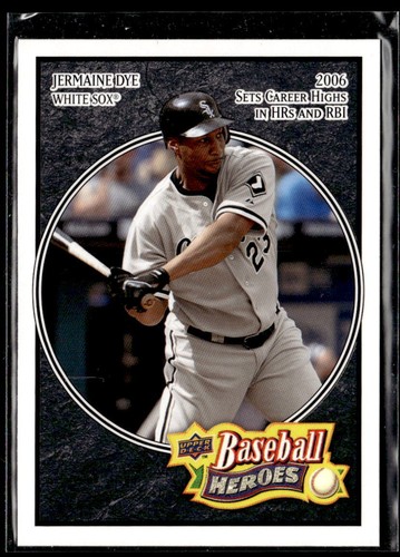 2008 Upper Deck Baseball Heroes #43 Jermaine Dye Black