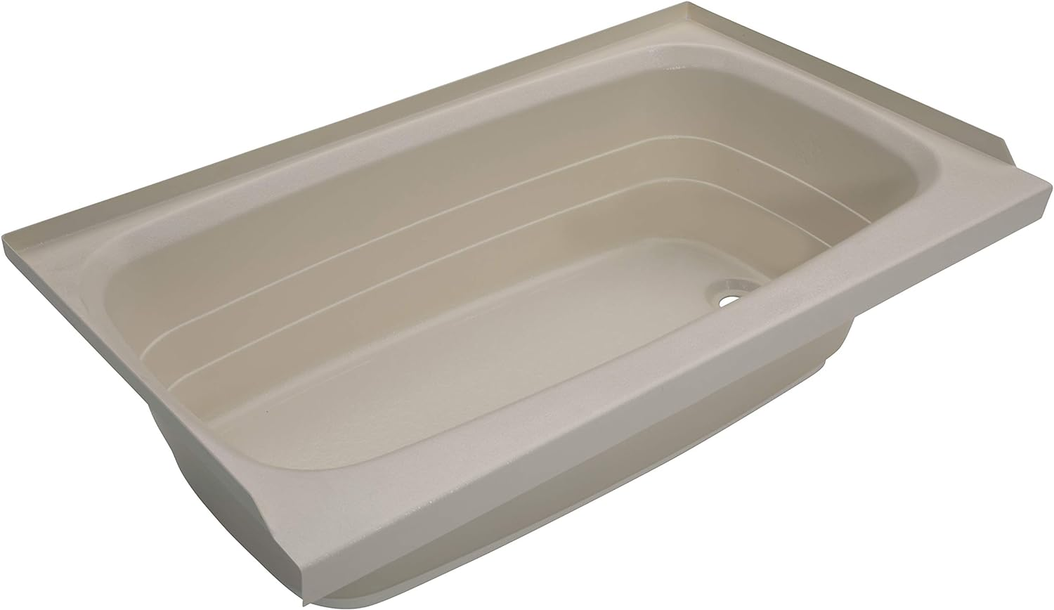 Bathtub with Right Drain, ScratchResistant ABS Acrylic for Rvs, Travel