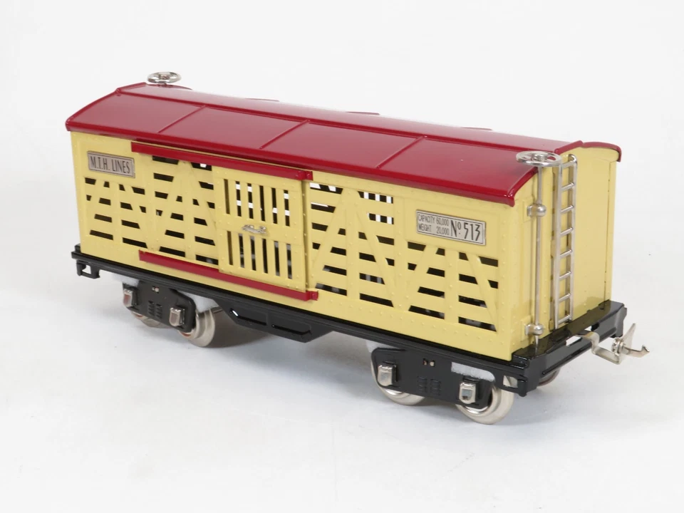 Tinplate Traditions by MTH 10-1088 No 500 Cattle Car, Standard Gauge - Image 2 of 4