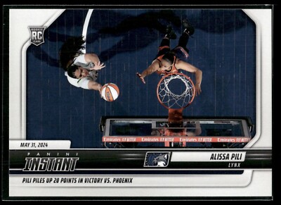2024 Panini Instant WNBA Alissa Pili ROOKIE CARD 1/83 SP Minnesota Lynx #42 RC