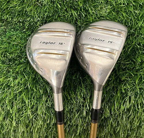 Taylormade Raylor 16 & 19 Degree Retro Fairway Woods RH Graphite Shafts (R & S)