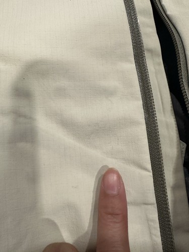 I149 ARCTERYX Sidewinder Beige Goretex Pro Shell Recco Jacket Womens M - Picture 12 of 14
