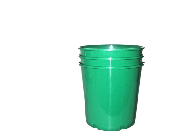 3 - Green Donation, Offering, Ice Buckets Mfg USA Lead Free,  Recyclable.