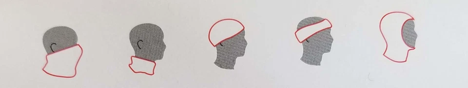 Spyder Active Sport унисекс круиз трубка шеи Gaiter, Cerise, один размер - Изображение 2 из 2