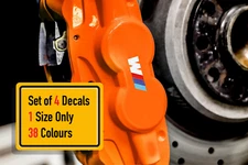 4 x Compatible with BMW M performance ///M Sport Brake Caliper Decals Stickers