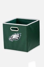Franklin Sports NFL Philadelphia Eagles Collapsible Storage Bin 11"x10.5"x10.5"