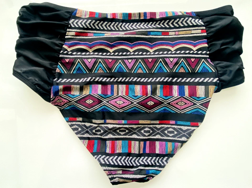 Женский купальный костюм SO большого размера низ размер 3x черный многоцветный - Изображение 2 из 4