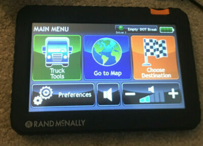 Bc RAND MCNALLY TND-720 TRUCK GPS  RECEIVER 12 MONTHS PROTECTION BUNDLE